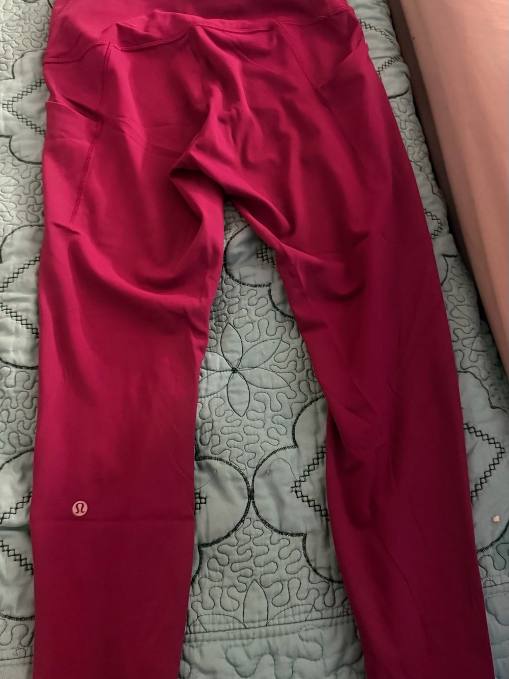 lululemon athletica Girls' Magenta Athletic Leggings